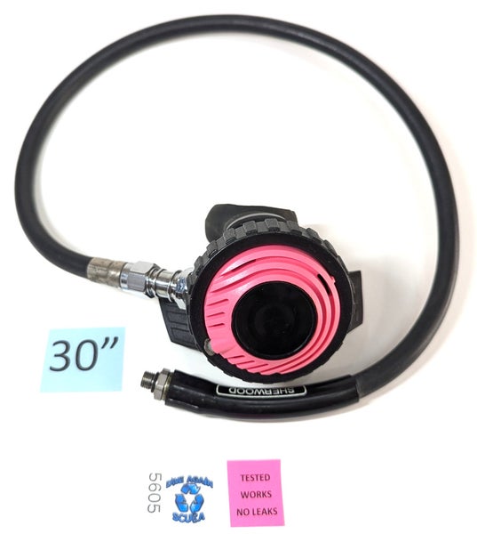 Sherwood Oasis + Octopus Octo 2nd Stage Scuba Diving Regulator 30" hose Pink