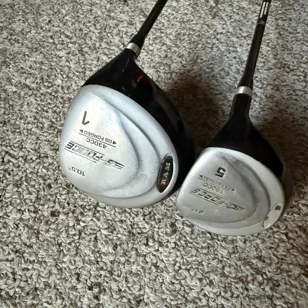 RAM G Force Golf Driver and 5 Fairway Wood Combo Set
