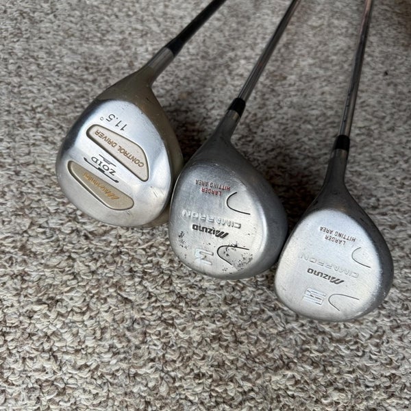 Mizuno Tzoid and Cimarron Driver 3&5 Fairway Wood Golf Club Combo Set