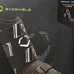 Black Senior EvoShield Leg guard Shin Guards (New)