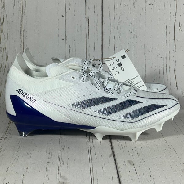 Adidas Adizero Electric Football Cleats White Purple Mens Size 8.5 IE4372