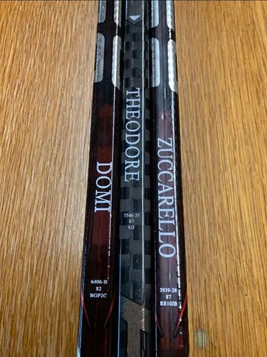Bauer Pro Stock Hockey Stick Bundle, P92-82/87 Flex - 3 Pack Deal