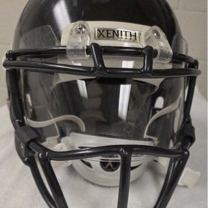 Xenith X2 Large Football Helmet Black, with Pride face mask and clear eye shield