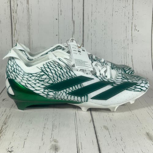 Adidas Men's Adizero Electric Green Exotic Speed Football Cleats Size 12 IH8568
