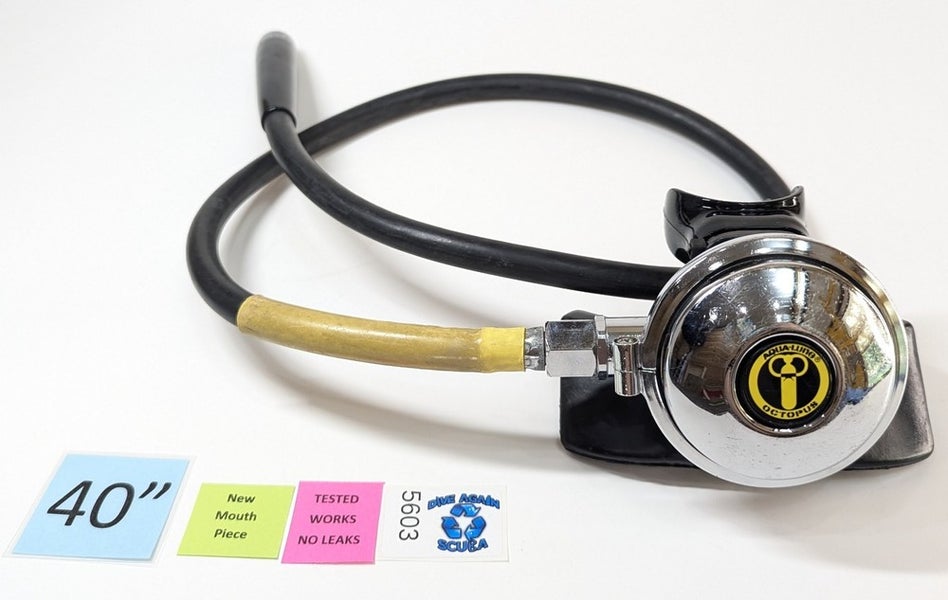 US Divers Aqua Lung Octopus Metal Vintage 2nd Stage Scuba Dive Regulator Octo