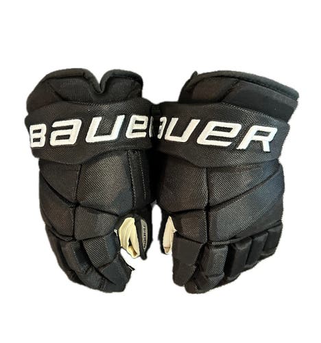 New Black 14” Bauer Vapor Hockey Gloves