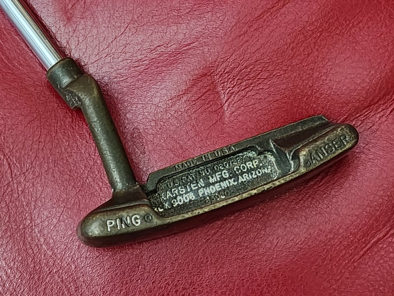 Vintage Ping Anser Karsten Putter BeCu RH 35" Nice Grip Slotted Beryllium Copper