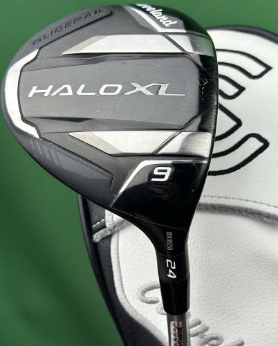 Cleveland 2024 Halo XL Fairway 9-Wood 24* Senior Flex Aldila Ascent 40 w/ Cover