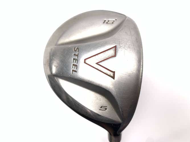TaylorMade V Steel 5 Fairway Wood 18* MAS2 Regular Graphite Mens RH