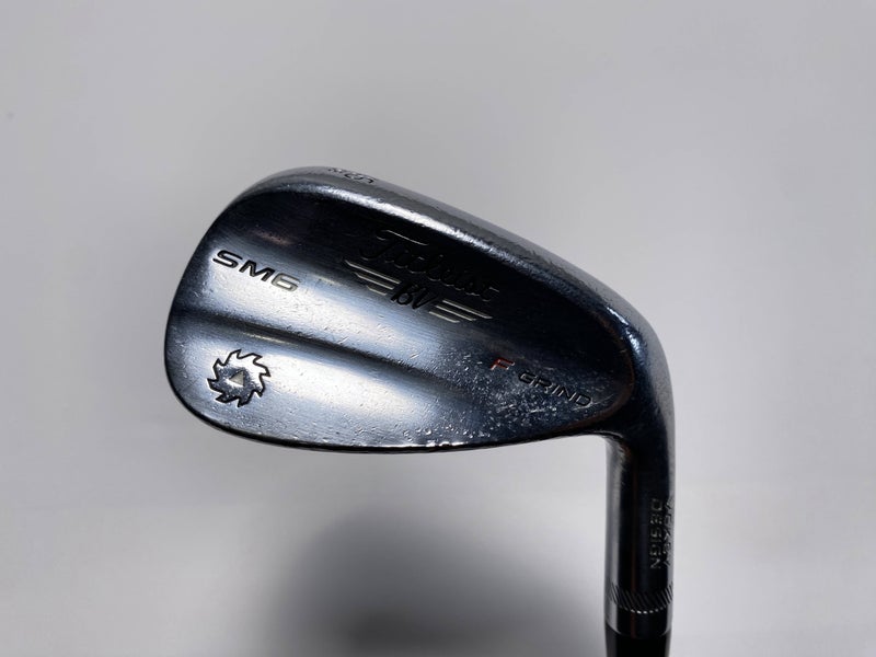 Titleist Vokey SM6 Tour Chrome Pitching Wedge PW 46* 8 F-Grind Wedge Mens RH