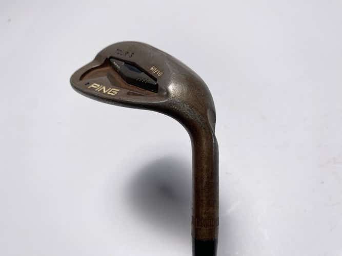 Ping Tour-S Rustique Wedge 60* 10 Bounce Black Dot KBS Tour Wedge Steel Mens RH