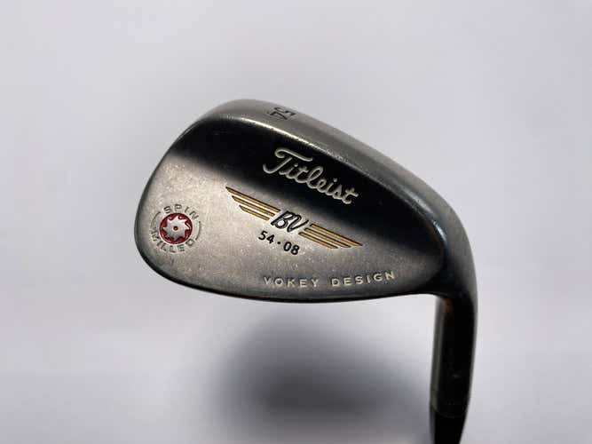 Titleist Vokey Spin Milled Black 2009 Sand Wedge SW 54* 8 Wedge Steel Mens RH