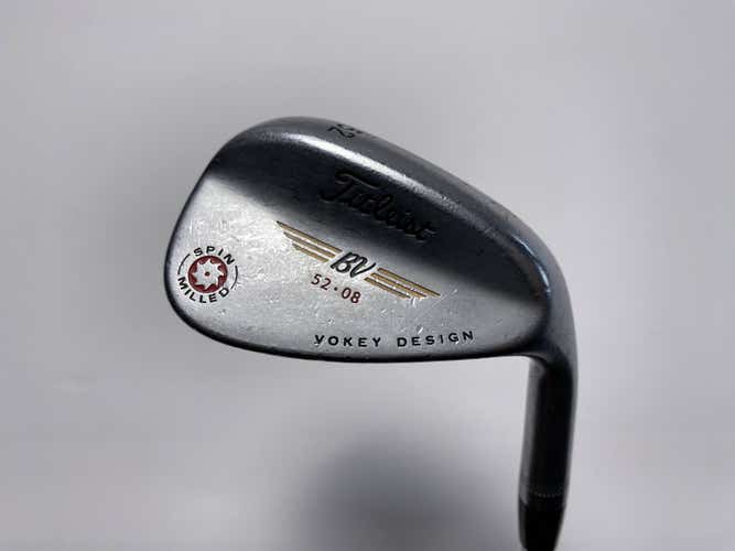 Titleist Vokey Spin Milled Chrome 2009 Gap Wedge GW 52* 8 Bounce Steel Mens RH
