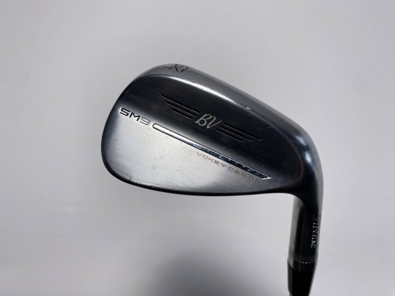 Titleist Vokey SM9 Tour Chrome Gap Wedge GW 52* 8 F-Grind Wedge Steel Mens RH