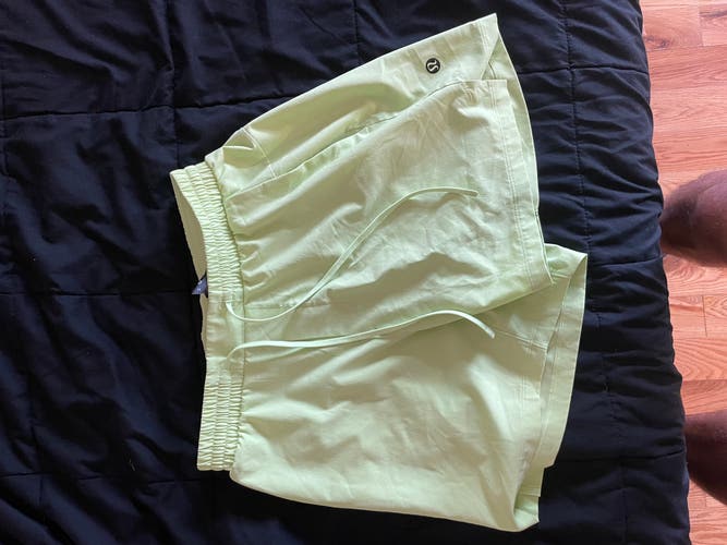 Lime green lululemon shorts M