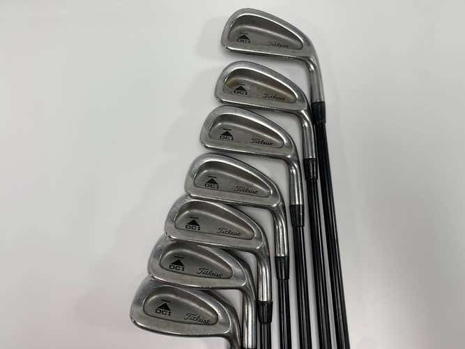 Titleist DCI Black Iron Set 3-9 Tri-Spec Stiff Graphite Mens RH