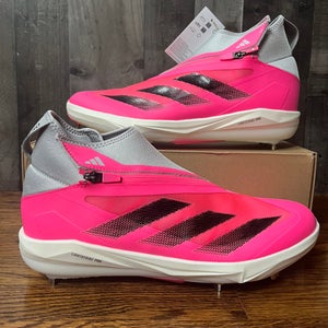 Adidas Adizero Impact+ BSB Metal Baseball Cleats Sz 12.5 IF8484 Men Lucid Pink