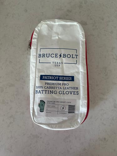 Bruce Bolt Batting Gloves (Liberty Green) (Size Medium) (New)