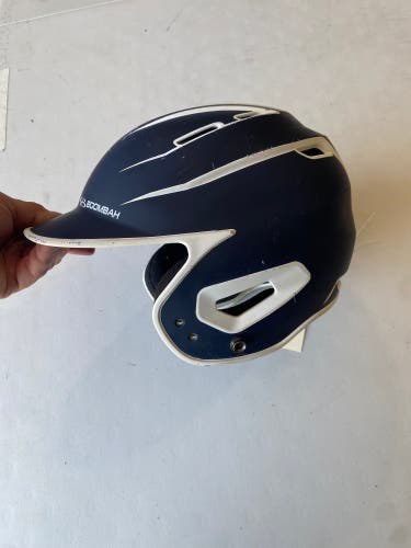 Blue 6 1/4 - 7 One Size Fits All Jr Boombah Batting Helmet (Used)