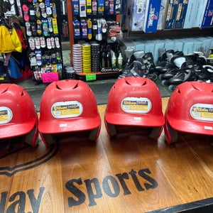 Wilson Batting Helmet  6 1/8”-7 1/2” Red