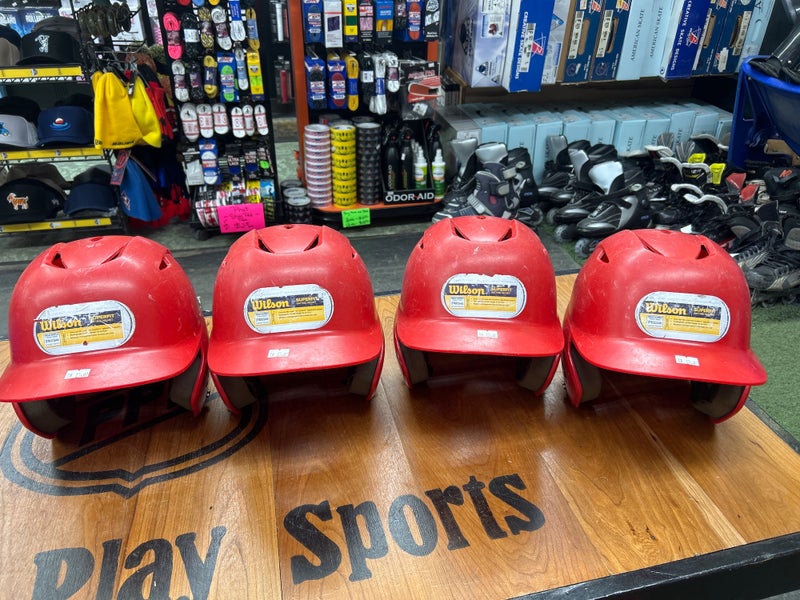 Wilson Batting Helmet  6 1/8”-7 1/2” Red