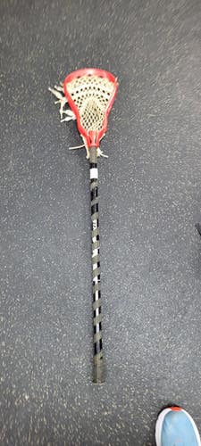 Used STX LACROSSE STICK Men Atk/Mid Complete Stick Black 11497-S000150904