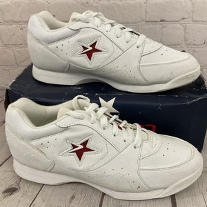 Converse 51565 Fervor Low Synthetic Cheerleading Shoes White Red US 9.5