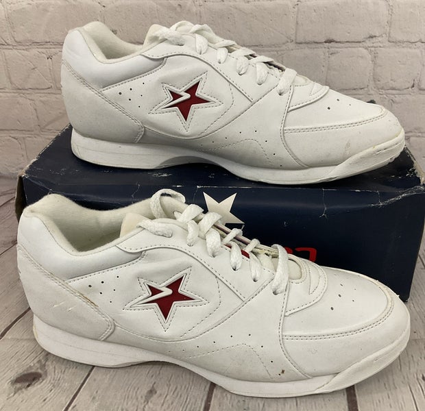 Converse 51565 Fervor Low Synthetic Cheerleading Shoes White Red US 9.5