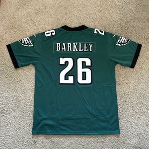 Philadelphia Eagles #26 Saquon Barkley Jersey SB LIX Patch | Size Large