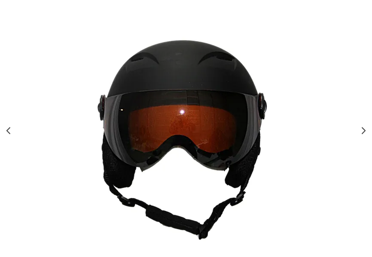 New Snowboard Helmet with Integrated Goggles Shield Ski Snow Helmets Xlarge no box