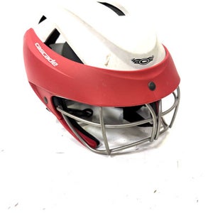 Used Cascade LX Lacrosse Helmet Red One Size 11860-S000295641