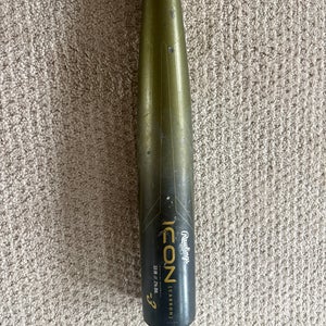 Rawlings Icon Composite BBCOR Certified Bat (-3) 33" (Used)