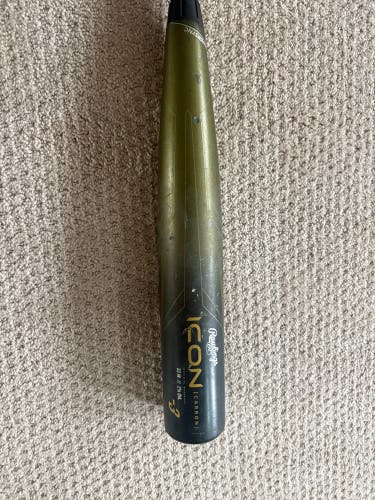 Rawlings Icon Composite BBCOR Certified Bat (-3) 33" (Used)