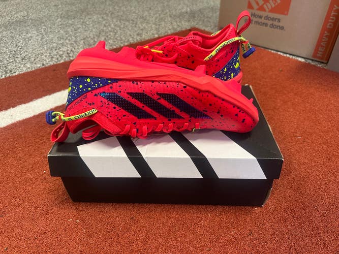 Pink Men's Size M 11.0 (W 12.0) Adult Adidas Molded Cleats (New)