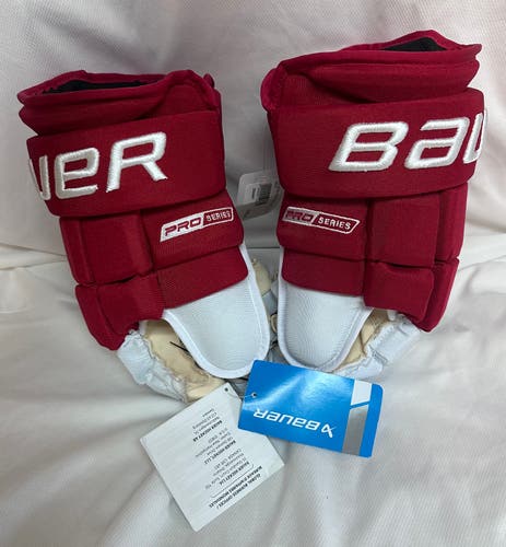 Detroit Red Wings Stadium Gloves 14" Pro Stock (New)