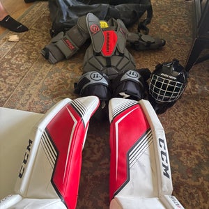 26"  CCM Y Flex Goalie Leg Pads (Used)