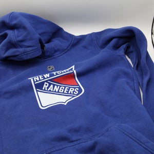 Youth XL (18/20) NHL New York Rangers Primary Logo Pullover Hoodie