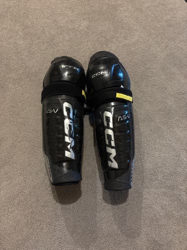 Senior CCM Tacks AS-V 15" Shin Pads  (Used)