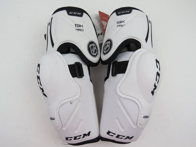 CCM 19K NHL Pro Stock Ice Hockey Player Elbow Pads Protective Size Senior Medium