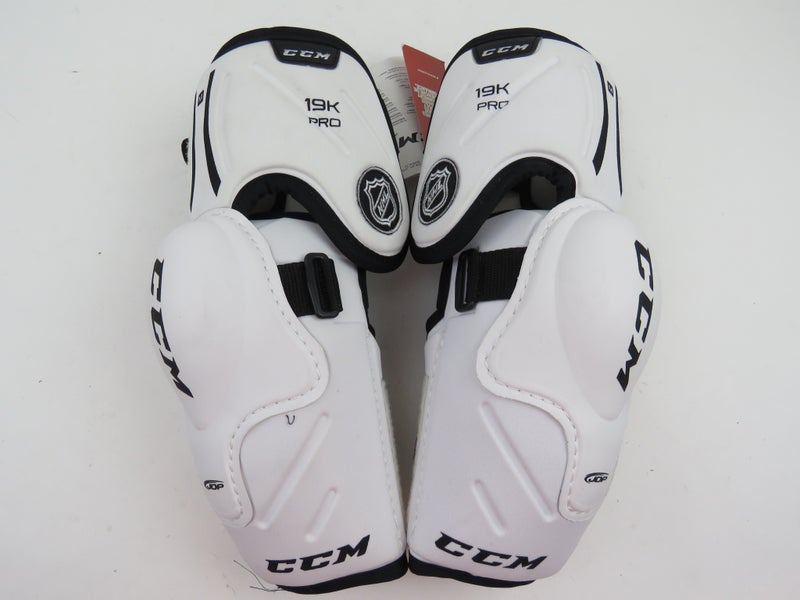 CCM 19K NHL Pro Stock Ice Hockey Player Elbow Pads Protective Size Senior Medium