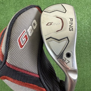 Ping G20 6 Hybrid 27 TFC 169 H Regular Flex Graphite Mens RH 39.5