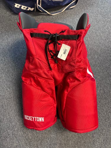 Detroit Red Wings Stadium Series Large Senior Bauer Nexus Custom Pro Hockey Pants Pro Stock (New)