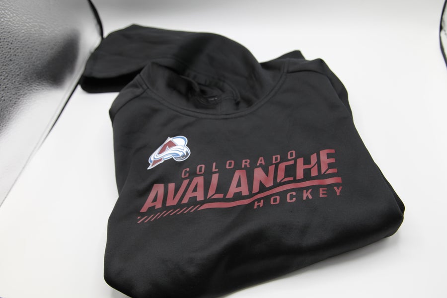 Youth XL NHL Colorado Avalanche Fanatics Branded Authentic Pro Raglan Hoodie
