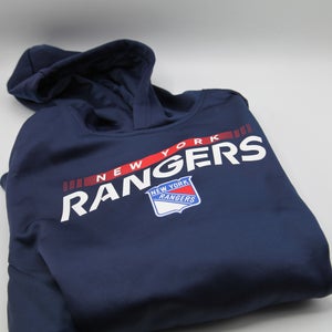 Youth XL NHL New York Rangers Fanatics Branded Authentic Pro Raglan Hoodie