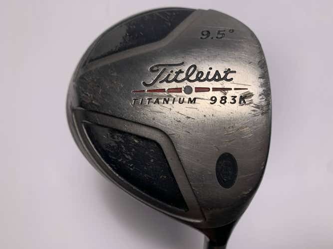 Titleist 983 K Driver 9.5* Aldila NV Green 65g Stiff Graphite Mens RH