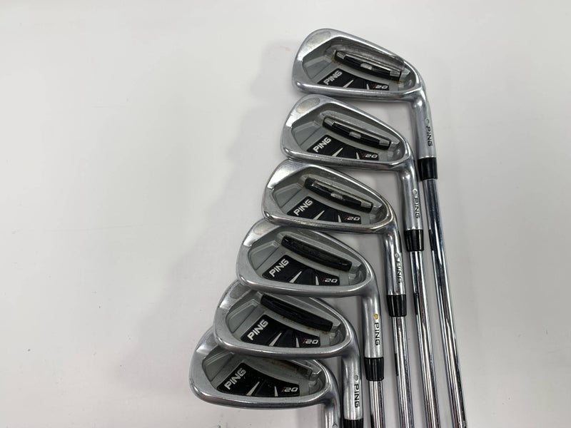Ping i20 Iron Set 5-PW White Dot 3* Up CFS Regular Steel Mens RH