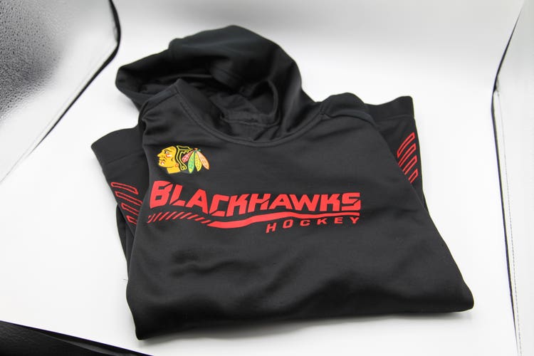 Youth XL NHL Chicago Blackhawks Fanatics Branded Authentic Pro Raglan Hoodie