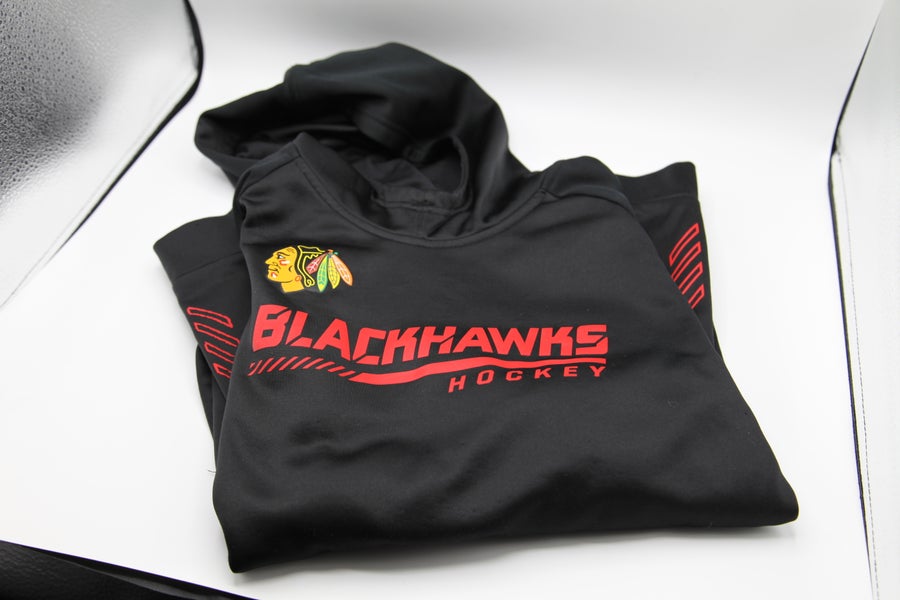 Youth XL NHL Chicago Blackhawks Fanatics Branded Authentic Pro Raglan Hoodie