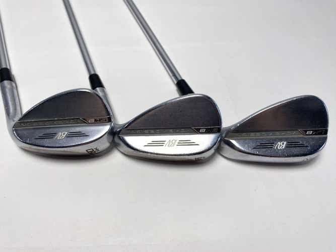 Titleist Vokey SM8 Tour Chrome Wedge Set 52* 12 | 56* 14 | 60* 14 TT AMT Mens RH