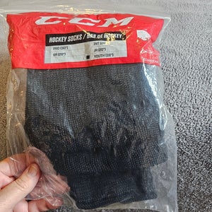 Black Youth Small CCM Socks